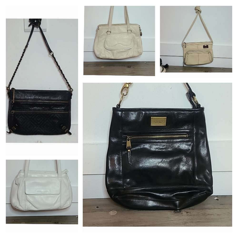 4.5 # of purses Stone Mountian, Tignanello and Elliott Luca